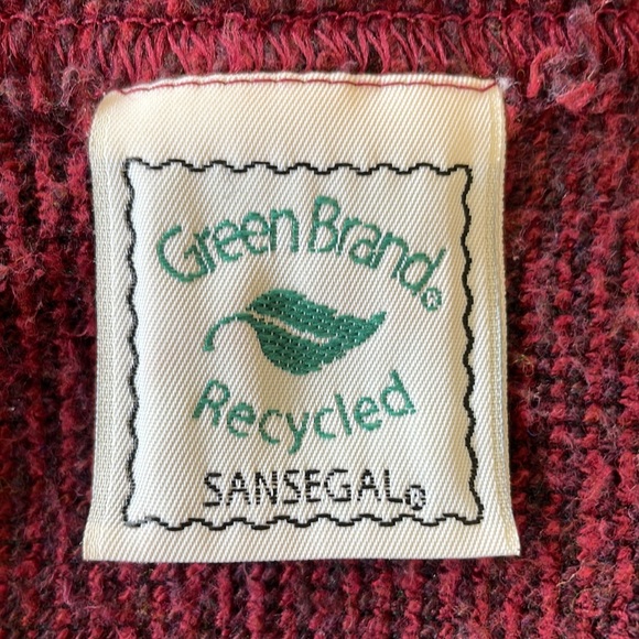 GREENBRAND Little BigHorn Soft Maroon Oversized Sweater - Picture 4 of 6